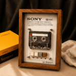 Product Image of a Walnut-Colored sony-WM-EX610 Cassette Player Custom vintage Walkman cassette player frame art