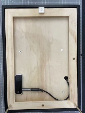 Bluetooth upgrade option for custom vintage audio frame art