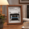 cassette Custom vintage Walkman cassette player frame art for music lovers