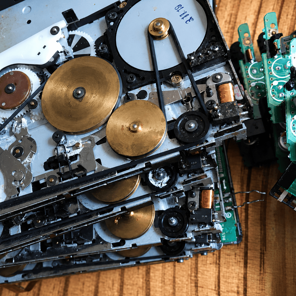 Custom vintage Walkman cassette player frame art for music lovers